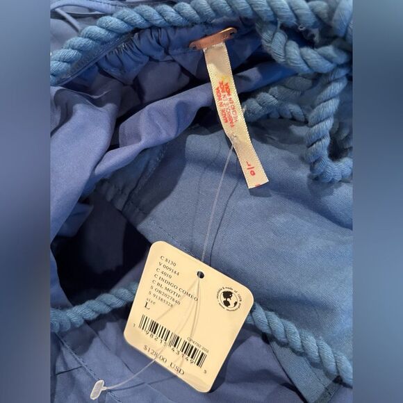 Nwt Free People Deserted Island Mini Dress Blue Floral Halter Rope - Picture 5 of 7